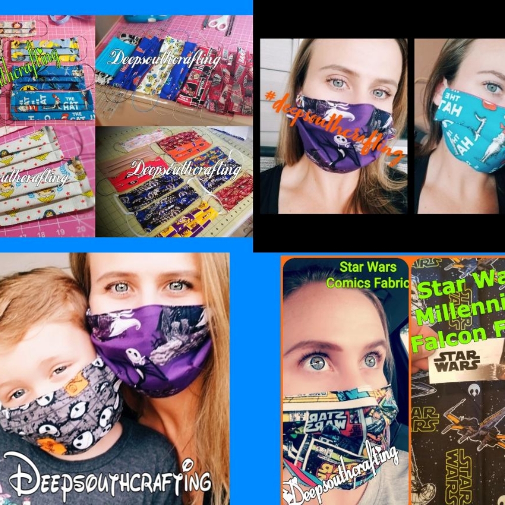 Cotton face mask
